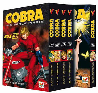 Couverture du livre « Cobra - the space pirate ; COFFRET VOL.3 ; T.11 A T.15 » de Buichi Terasawa aux éditions Convini