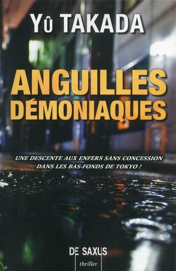 Couverture du livre « Anguilles démoniaques » de Yu Takada aux éditions De Saxus