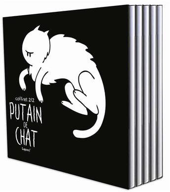 Couverture du livre « Putain de chat : coffret vol.2 : t.5 à t.7 » de Lapuss' aux éditions Kennes Editions