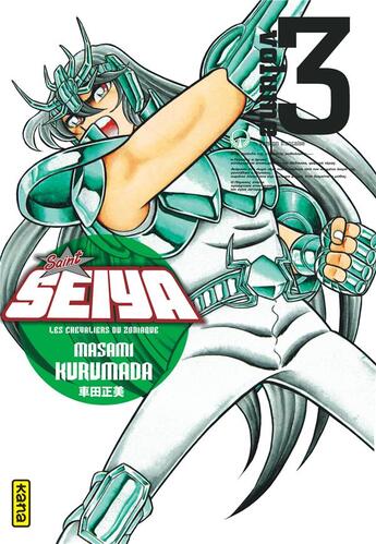 Couverture du livre « Saint seiya - deluxe (les chevaliers du zodiaque) - tome 3 » de Masami Kurumada aux éditions Kana