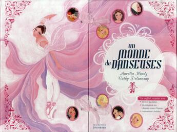 Couverture du livre « Un monde de danseuses » de Aurelia Hardy et Cathy Delanssay aux éditions La Martiniere Jeunesse