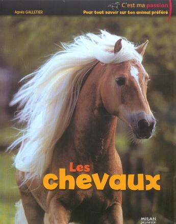 Couverture du livre « Les chevaux » de Laurent Audouin aux éditions Milan