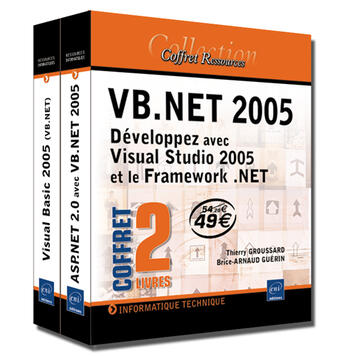 Couverture du livre « Vb.net 2005 ; développez avec visual studio 2005 et le framework.net » de Brice-Arnaud Guerin aux éditions Eni