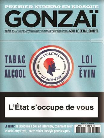 Couverture du livre « Gonzaï t.14 ; l'Etat s'occupe de vous » de Gonzai Media aux éditions Gonzai Media