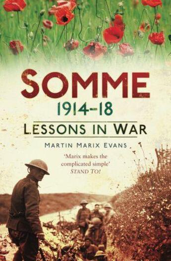 Couverture du livre « Somme 1914-18 » de Marix-Evans Martin aux éditions History Press Digital