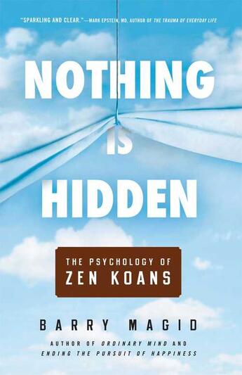 Couverture du livre « Nothing Is Hidden » de Magid Barry aux éditions Wisdom Publications