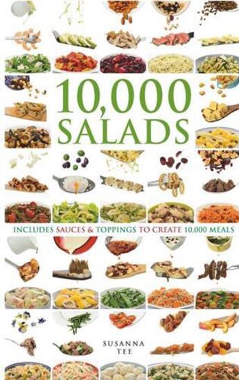 Couverture du livre « 10,000 salads » de Tee Susanna aux éditions Ivy Press