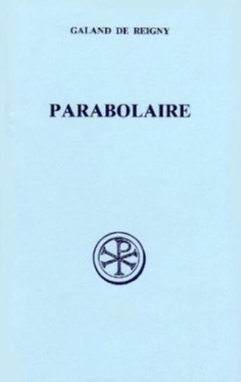 Couverture du livre « Sc 378 parabolaire » de Galand De Reigny aux éditions Cerf