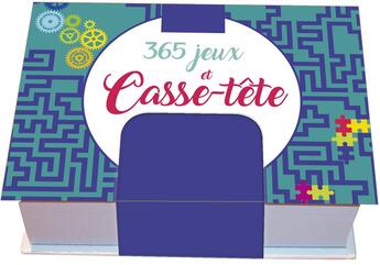 Couverture du livre « 365 jeux et casse-tête (édition 2021) » de  aux éditions Editions 365