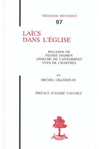 Couverture du livre « Laïcs dans l'église » de Michel Grandjean aux éditions Beauchesne