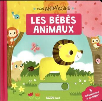 Couverture du livre « Mon anim'agier ; les bébés animaux » de Yu-Hsuan Huang aux éditions Philippe Auzou