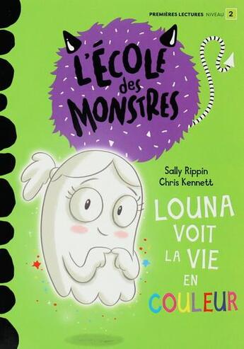 Couverture du livre « Louna voit la vie en couleur » de Sally Rippin aux éditions Dominique Et Compagnie