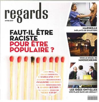 Couverture du livre « Regards n 41 - faut'il etre raciste ? hiver 2016/2017 » de  aux éditions Regards