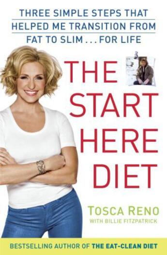 Couverture du livre « The Start Here Diet » de Tosca Reno Billie Fitzpatrick aux éditions Epagine