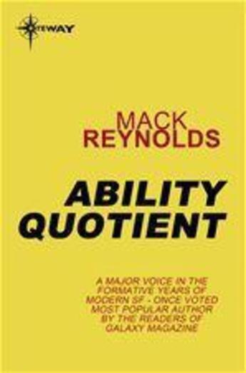 Couverture du livre « Ability Quotient » de Mack Reynolds aux éditions Victor Gollancz