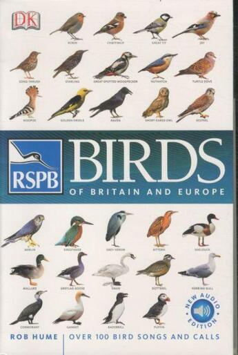 Couverture du livre « RSPB BIRDS OF BRITAIN AND EUROPE » de Rob Hume aux éditions Dorling Kindersley Uk