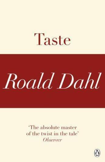 Couverture du livre « Taste (A Roald Dahl Short Story) » de Roald Dahl aux éditions Penguin Books Ltd Digital