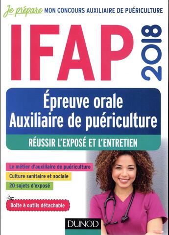Couverture du livre « Je prépare ; IFAP ; réussir l'épreuve orale au concours (édition 2018) » de Corinne Pelletier et Nadege Ait-Kaci et Jean-Michel Texier aux éditions Dunod