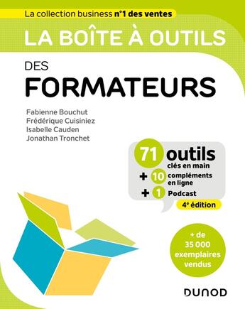 Couverture du livre « La boîte à outils : des formateurs (4e édition) » de Isabelle Cauden et Frederique Cuisiniez et Fabienne Bouchut et Jonathan Tronchet aux éditions Dunod