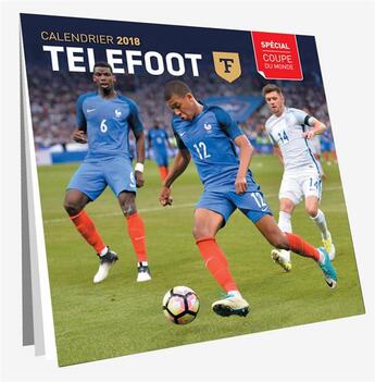 Couverture du livre « Calendrier telefoot 2018 » de  aux éditions Solar