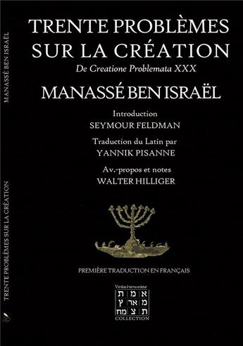 Couverture du livre « Trente problèmes sur la Création » de Manasse Ben Israel aux éditions Cercle Hilliger