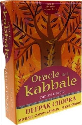 Couverture du livre « Oracle de la kabbale : Cartes oracle » de Deepak Chopra aux éditions Vega