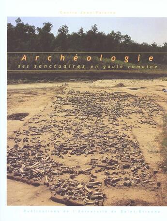 Couverture du livre « Archeologie des sanctuaires en gaule » de  aux éditions Pu De Saint Etienne