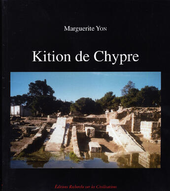 Couverture du livre « Kition de chypre » de Erc aux éditions Erc