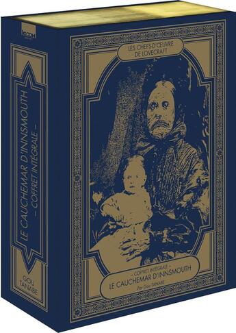 Couverture du livre « Le cauchemar d'Innsmouth : coffret Intégrale Tomes 1 et 2 » de Howard Phillips Lovecraft et Gou Tanabe aux éditions Ki-oon