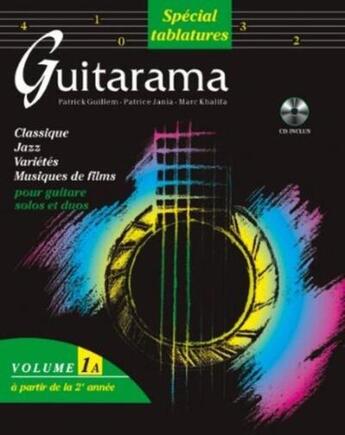 Couverture du livre « Guitarama vol 1a + tab » de Guillem aux éditions Hit Diffusion