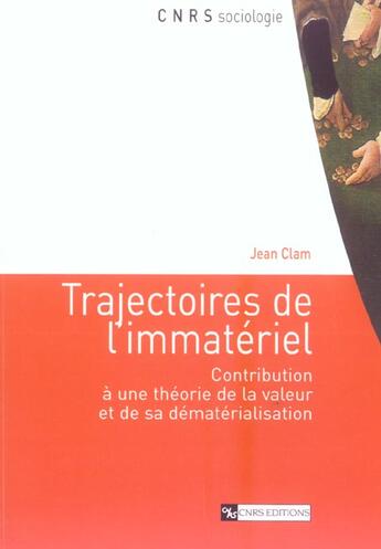 Couverture du livre « Trajectoire de l'immateriel » de  aux éditions Cnrs