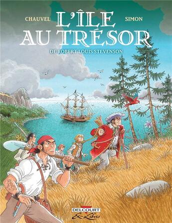 Couverture du livre « L'île au trésor : Intégrale Tomes 1 à 3 » de David Chauvel et Fred Simon et Jean-Luc Simon aux éditions Delcourt