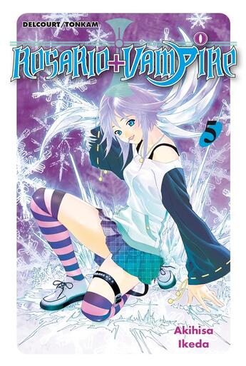 Couverture du livre « Rosario + vampire Tome 5 » de Akihisa Ikeda aux éditions Delcourt