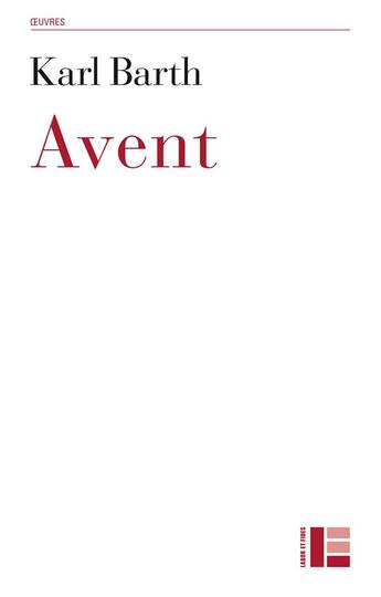 Couverture du livre « Avent » de Karl Barth aux éditions Labor Et Fides