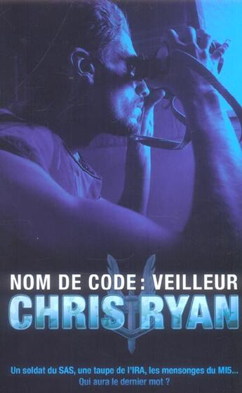 Couverture du livre « Nom de code : veilleur » de Chris Ryan aux éditions Nimrod