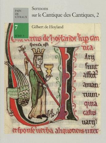 Couverture du livre « Sermons sur le cantique des cantiques Tome 2 » de Gilbert De Hoyland aux éditions Notre-dame-du-lac