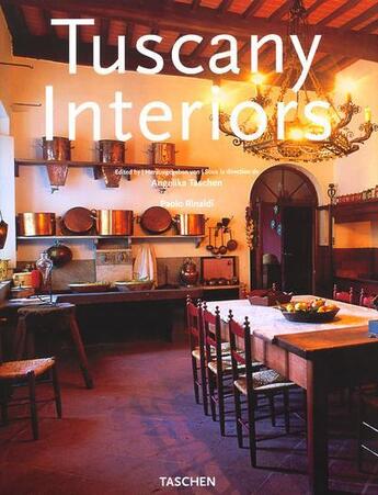 Couverture du livre « Ju-Tuscany Interiors » de Rinaldi aux éditions Taschen