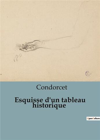 Couverture du livre « Esquisse d'un tableau historique » de Condorcet aux éditions Shs Editions