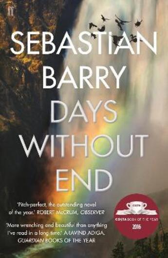 Couverture du livre « DAYS WITHOUT END » de Sebastian Barry aux éditions Faber Et Faber