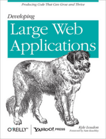 Couverture du livre « Developing large web applications » de Kyle Loudon aux éditions O'reilly Media