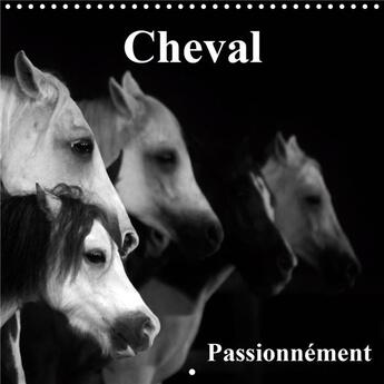 Couverture du livre « Cheval passionnement calendrier mural 2020 300 300 mm square - le cheval la plus belle conque (édition 2020) » de Didier Sibourg aux éditions Calvendo