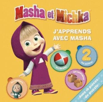 Couverture du livre « Masha et michka - j'apprends avec masha » de  aux éditions Hachette Jeunesse