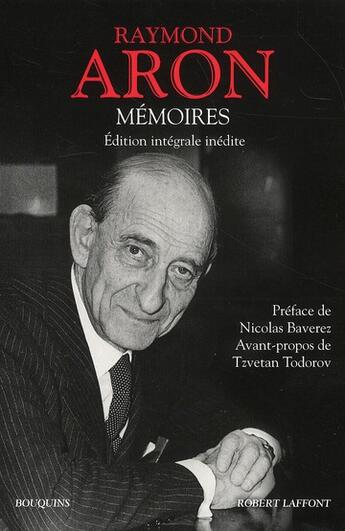 Couverture du livre « Mémoires » de Raymond Aron aux éditions Bouquins