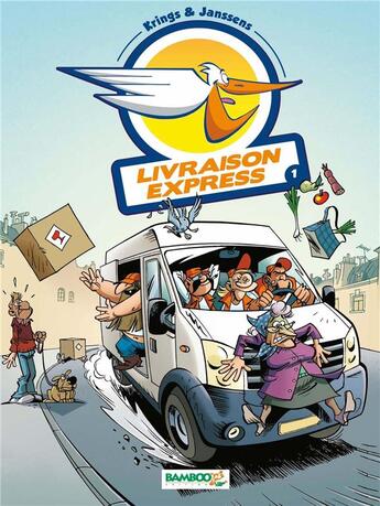 Couverture du livre « Livraison express t.1 » de Krings et Janssens aux éditions Bamboo