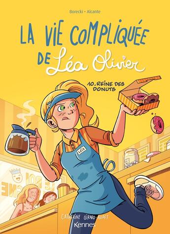 Couverture du livre « La vie compliquée de Léa Olivier Tome 10 : reine des donuts » de Ludo Borecki et Catherine Girard Audet et Didier Alcante aux éditions Les 3 As