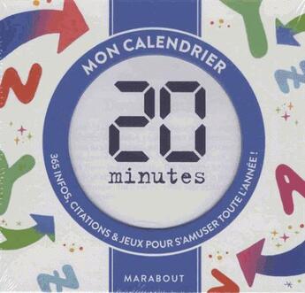 Couverture du livre « Éphéméride 20 minutes (édition 2019) » de  aux éditions Marabout