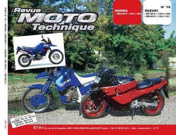 Couverture du livre « Rmt 75.3 suzuki dr 750s/800s -honda cbr 600 f » de Etai aux éditions Etai