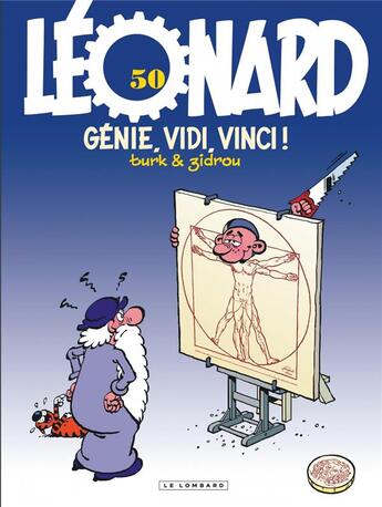 Couverture du livre « Léonard Tome 50 : génie, vidi, vinci ! » de Zidrou et Turk aux éditions Lombard