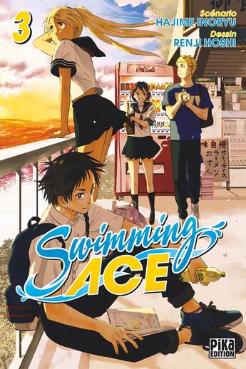 Couverture du livre « Swimming ace Tome 3 » de Hajime Inoryuu et Renji Hoshi aux éditions Pika