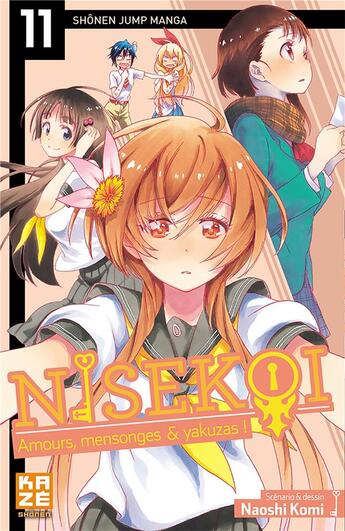 Couverture du livre « Nisekoi - amours, mensonges et yakusas ! Tome 11 » de Naoshi Komi aux éditions Crunchyroll